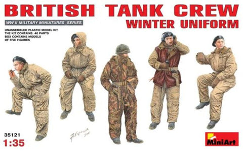 Mini Art - 35121 - British Tank Crew (Winter Uniform) - 1:35