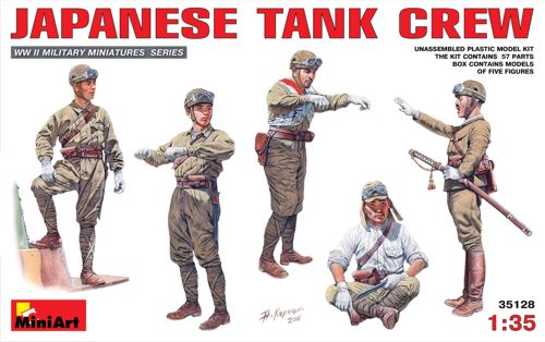 Mini Art - 35128 - Japanese Tank Crew (WWII) - 1:35 - @