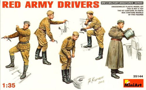 Mini Art - 35144 - Red Army Drivers (or mechanics) WWII Russians - 1:35