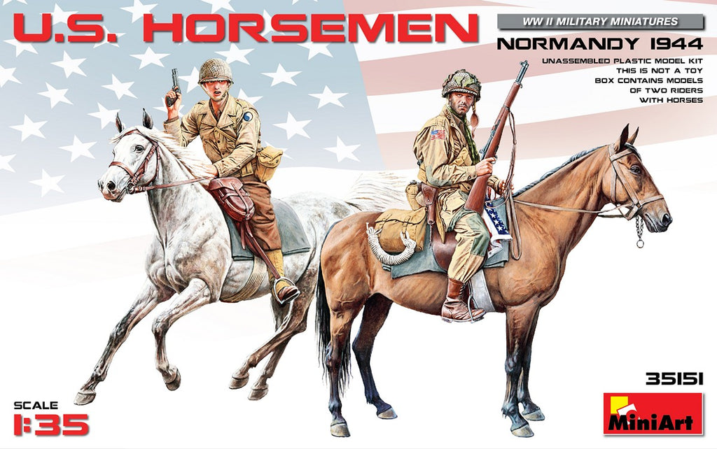 Mini Art - 35151 - U.S. Horseman. Normandy 1944 - 1:35