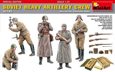 Soviet Heavy Artillery Crew, Special Edition - 1:35 - Mini Art - 35185