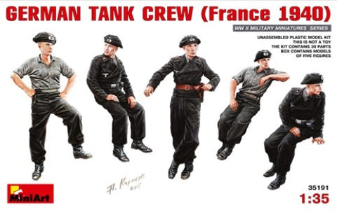 Mini Art - 35191 - German Tank Crew (France 1940) - 1:35