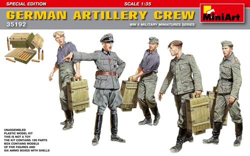 Mini Art - 35192 - German Artillery Crew - Special Edition - 1:35