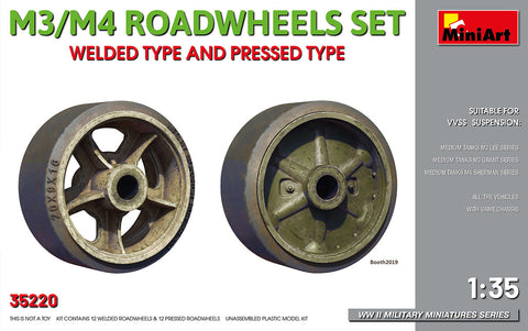 Mini Art - 35220 - M3/M4 ROADWHEELS SET - 1:35