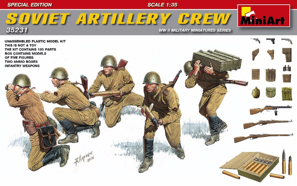 Soviet Artillery Crew (WWII) - 1:35 - Mini Art - 35231 - @