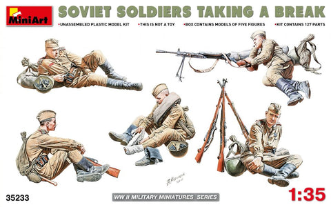Mini Art - 35233 - Soviet Soldiers taking a break (WWII) - 1:35
