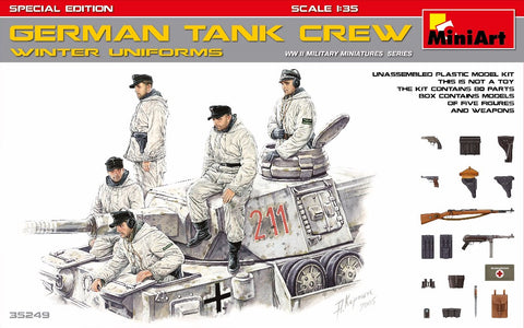 German Tank Crew in winter uniforms (WWII) - 1:35 - Mini Art - 35249