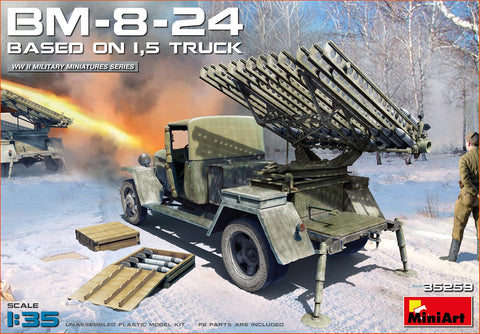 MiniArt - 35259 - Soviet BM-8-24 BASED ON 1,5t TRUCK - 1:35
