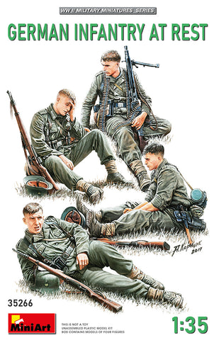 MiniArt - 35266 - GERMAN INFANTRY (WWII) AT REST - 1:35