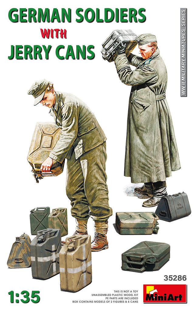 Mini Art - 35286 - GERMAN SOLDIERS WITH JERRY CANS (WWII) - 1:35