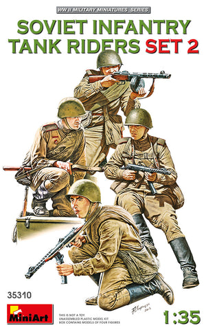 Mini Art - 35310 - SOVIET INFANTRY TANK RIDERS SET 2 - 1:35