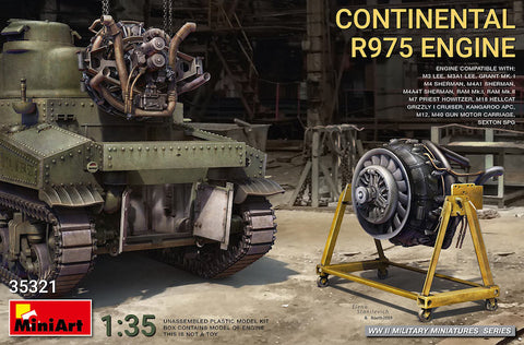 CONTINENTAL R975 ENGINE - 1:35 - Mini Art - 35321