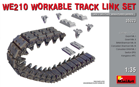 Mini Art - 35323 - WE210 WORKABLE TRACK LINK SET - 1:35