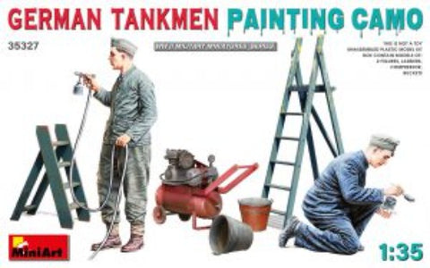 Mini Art - 35327 - German Tankmen, Painting Camouflage - 1:35