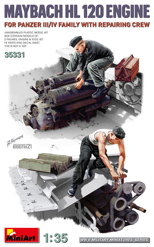 Mini Art - 35331 - MAYBACH HL 120 ENGINE FOR Pz.Kpfw.III/Pz.Kpfw.IV - 1:35