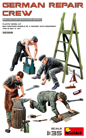 Mini Art - 35358 - GERMAN REPAIR CREW - 1:35