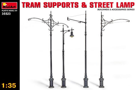 Mini Art - 35523 - Tram Supports and Street Lamps - 1:35