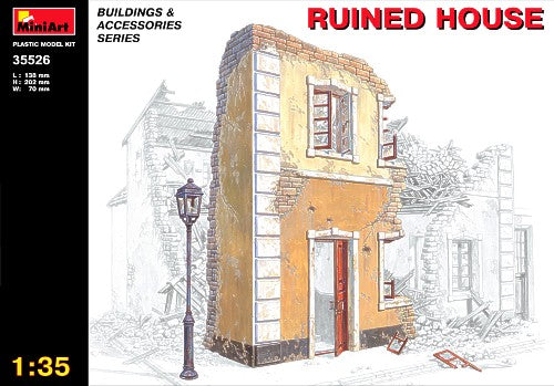 Ruined European House - 1:35 - Mini Art - 35526