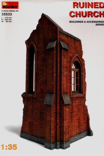 Mini Art - 35533 - Ruined Church - 1:35