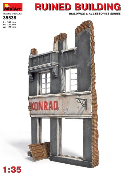 Mini Art - 35536 - Ruined Building - 1:35