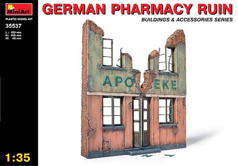 German Pharmacy Ruin - 1:35 - Mini Art - 35537