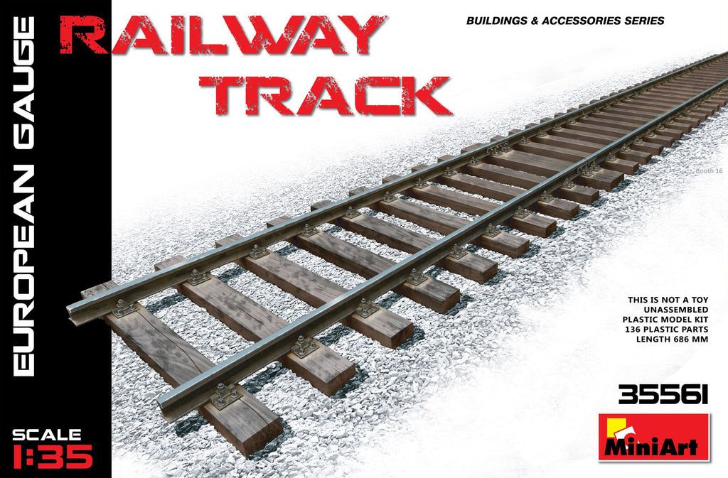 Railway Track European Gauge - Mini Art - 35561 - 1:35