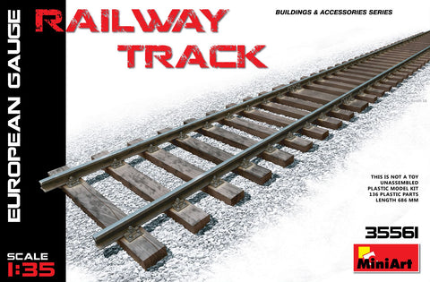 Railway Track European Gauge - Mini Art - 35561 - 1:35