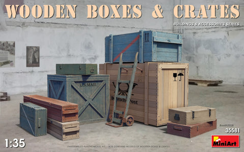 MiniArt 35581 - Wooden boxes and crates - 1:35