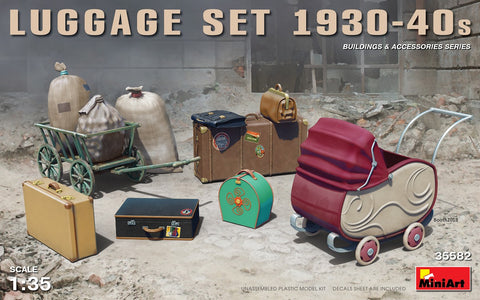 Mini Art - 35582 - Luggage set 1930-40s - 1:35