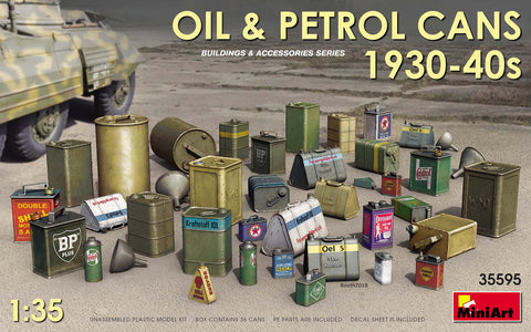 Mini Art - 35595 - Oil and petrol cans from the 1930-40s - 1:35