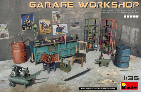 Mini Art - 35596 - GARAGE WORKSHOP - 1:35