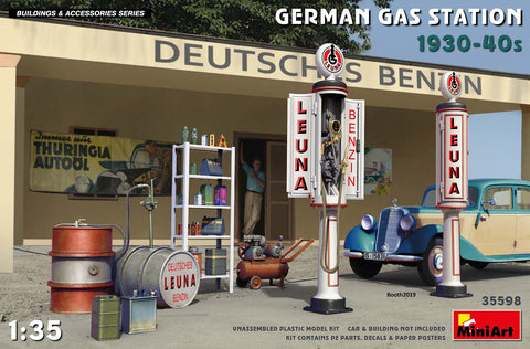 Mini Art - 35598 - GERMAN GAS STATION 1930-40s - 1:35