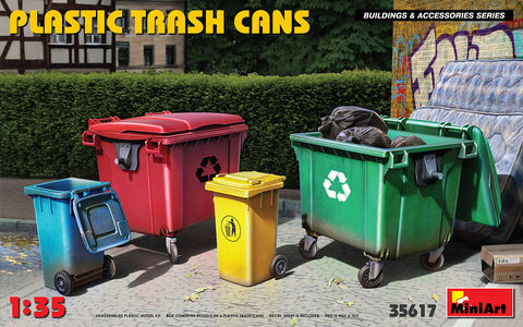 Mini Art - 35617 - PLASTIC TRASH CANS - 1:35