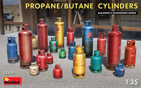 Mini Art - 35619 - PROPANE/BUTANE CYLINDERS - 1:35