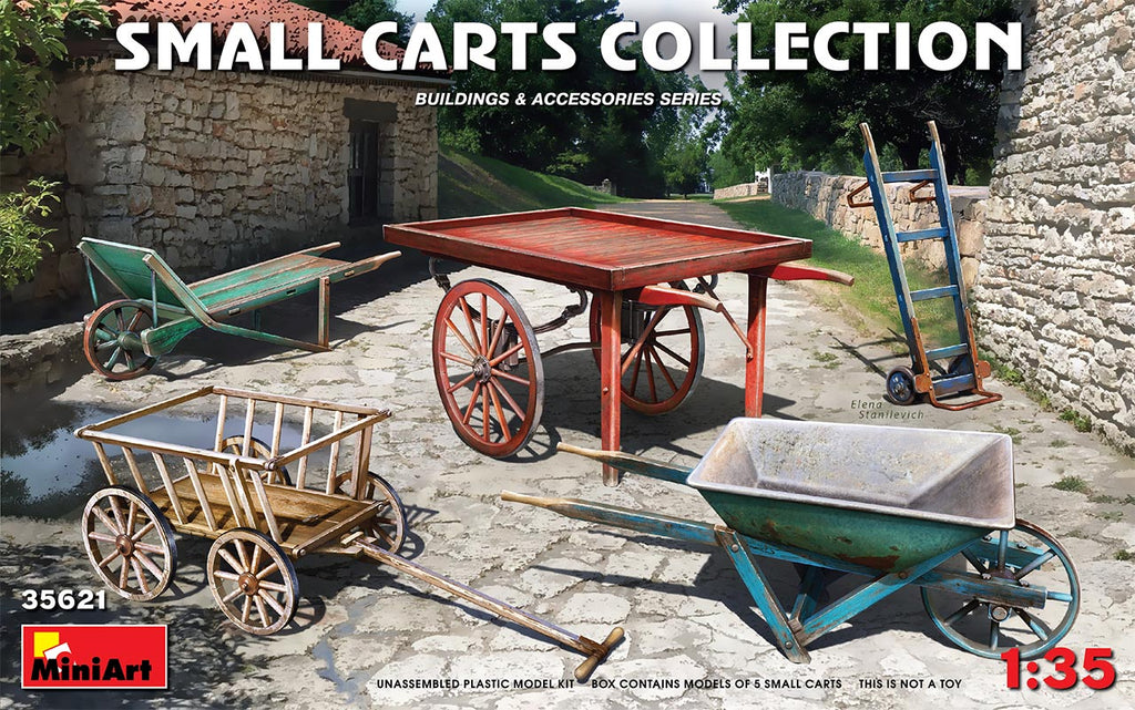 SMALL CARTS COLLECTION - 1:35 - Mini Art - 35621 - @
