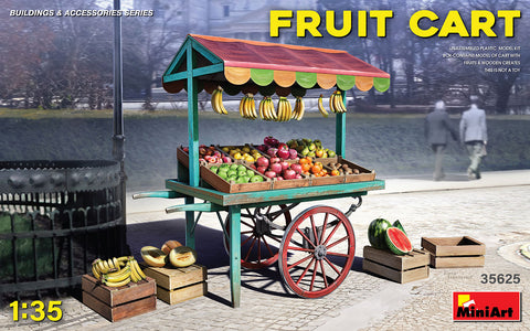 Mini Art - 35625 - FRUIT CART Unassembled Plastic Model - 1:35