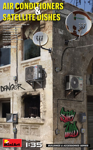 Mini Art - 35638 - AIR CONDITIONERS & SATELLITE DISHES
