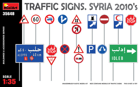 Mini Art - 35648 - TRAFFIC SIGNS. SYRIA 2010's - 1:35