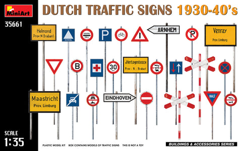 Mini Art - MT35661 - DUTCH TRAFFIC SIGNS 1930-40's - 1:35