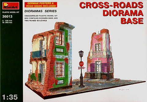 Mini Art - 36013 - Cross roads diorama base - 1:35