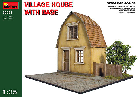 Mini Art - 36031 - Village House front and diorama base - 1:35
