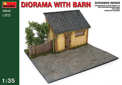 Mini Art - 36032 - Barn front with diorama base - 1:35
