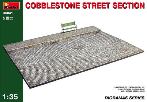 Cobblestone Street Section - 1:35 - Mini Art - 36041