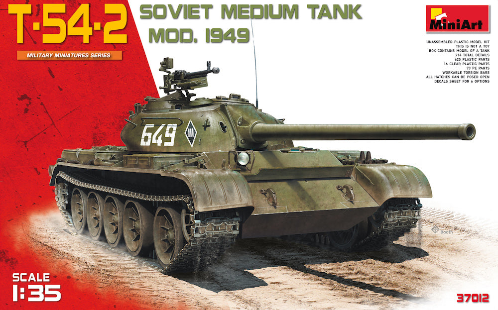 Mini Art - 37012 - Soviet T-54-2 medium tank. 1949 model - 1:35
