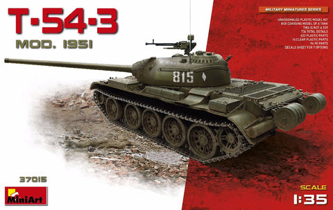 Mini Art - 37015 - Soviet T-54-3 Model 1951 - 1:35