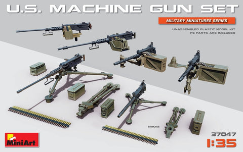 U.S. Machine gun set with etched parts - Mini Art - 37047 - 1:35