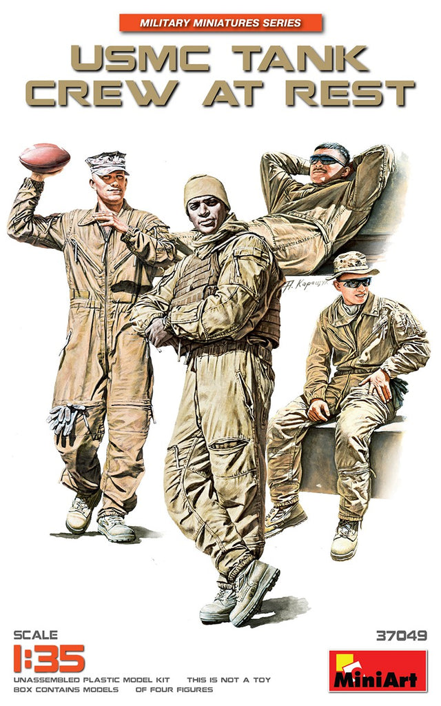 Mini Art - 37049 - USMC TANK CREW AT REST - 1:35