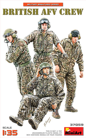 Modern BRITISH AFV CREW - Mini Art - 37059 - 1:35 - @