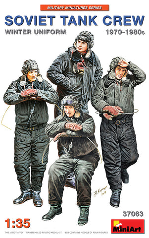 Mini Art - 37063 - SOVIET TANK CREW 1970-1980s. WINTER UNIFORM - 1:35