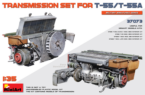 Mini Art - 37073 - TRANSMISSION SET FOR Soviet T-55/T-55A - 1:35